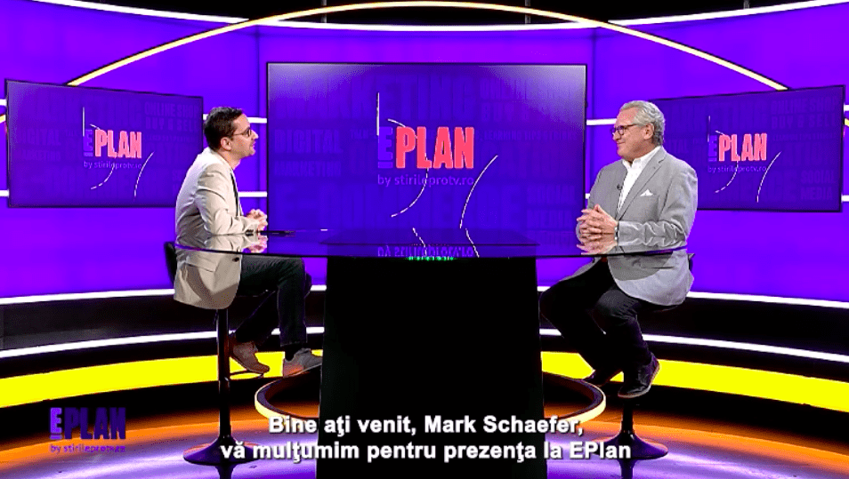 Mark Schaefer, unul dintre cei mai apreciați autori, speakeri și consultanți de marketing la nivel global, a fost invitatul lui Andrei Radu în emisiunea ePlan, difuzată exclusiv online pe www.stirileprotv.ro